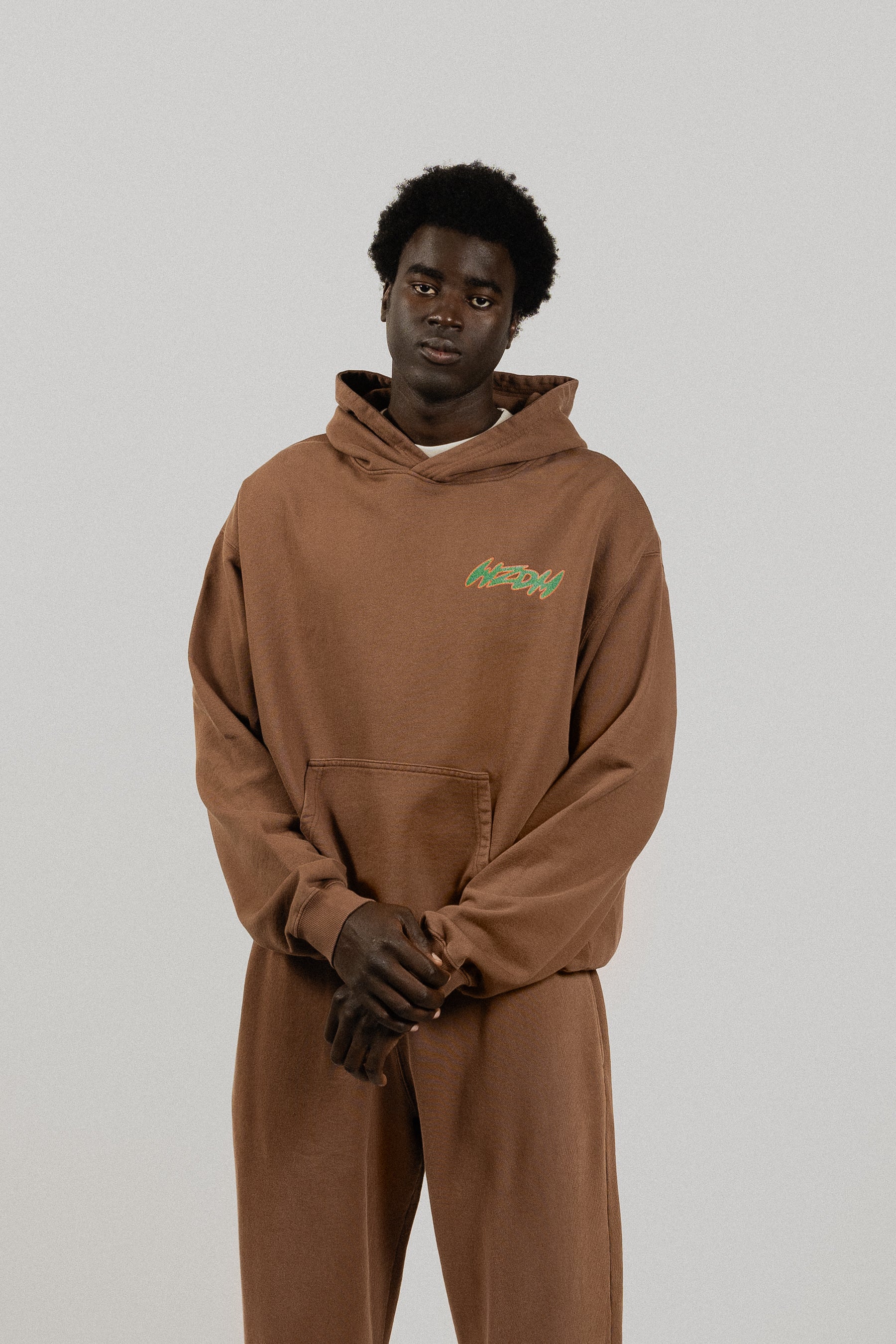Nightmarezonwax Brown Hoodie