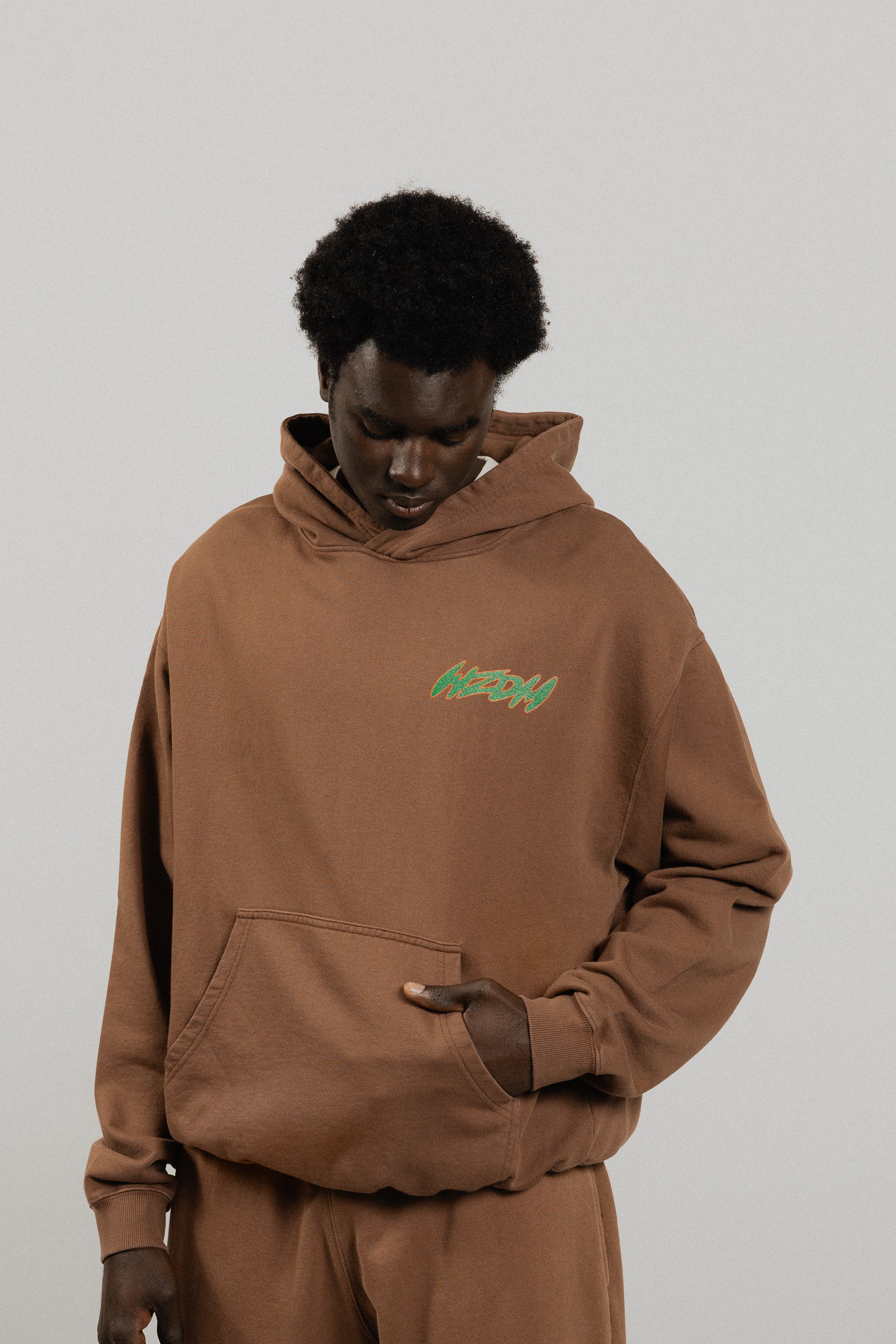 Nightmarezonwax Brown Hoodie