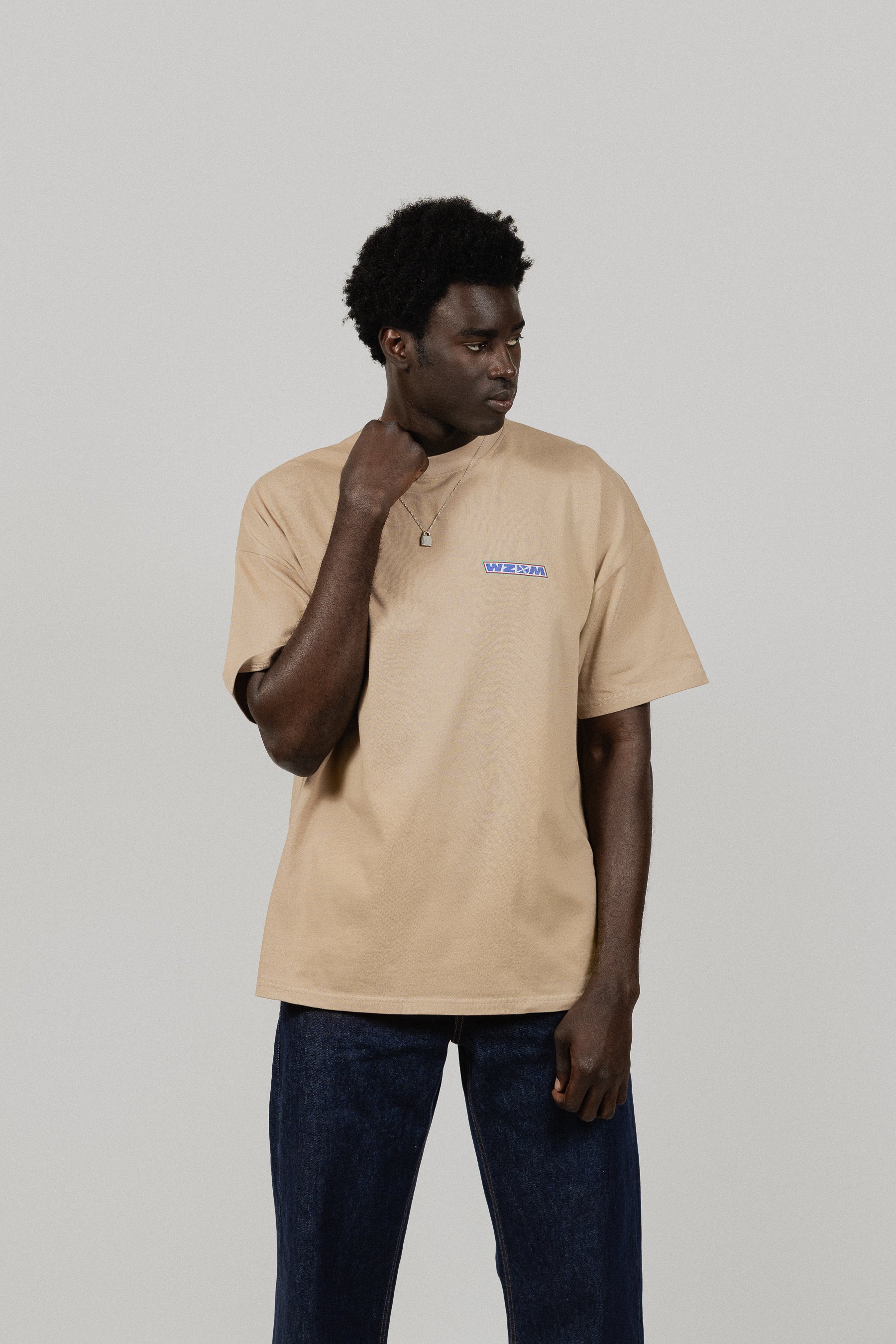 Curious Eye Beige T-Shirt