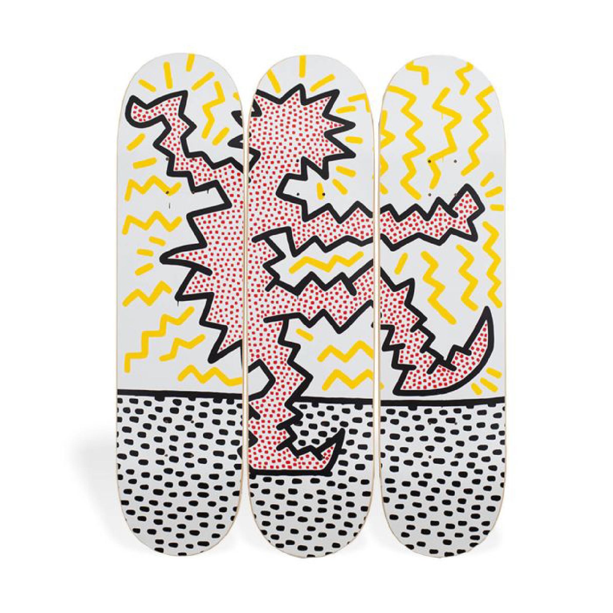 SKATEROOM 3PC KEITH HARRING