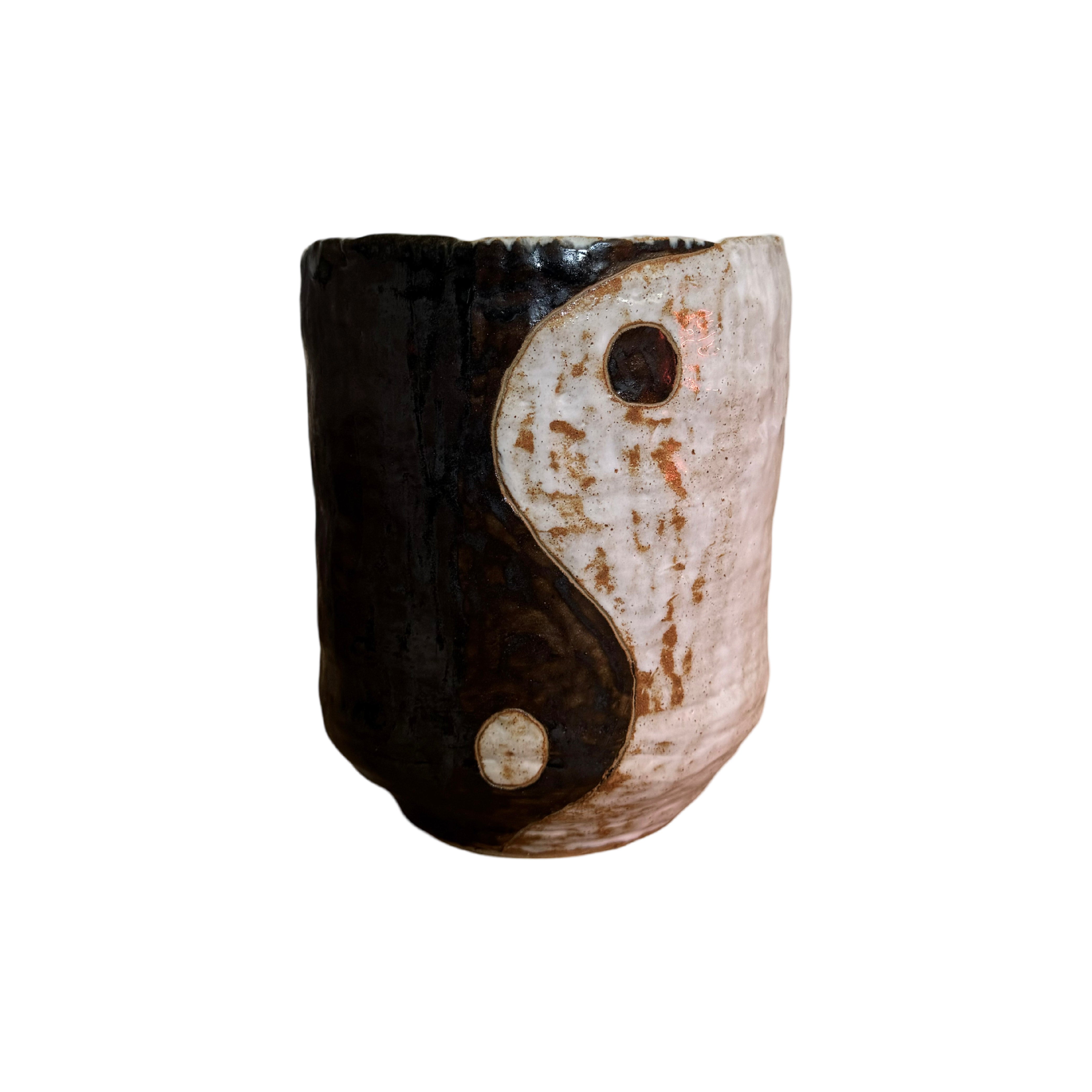 Handmade Yin Yang Plant Pot